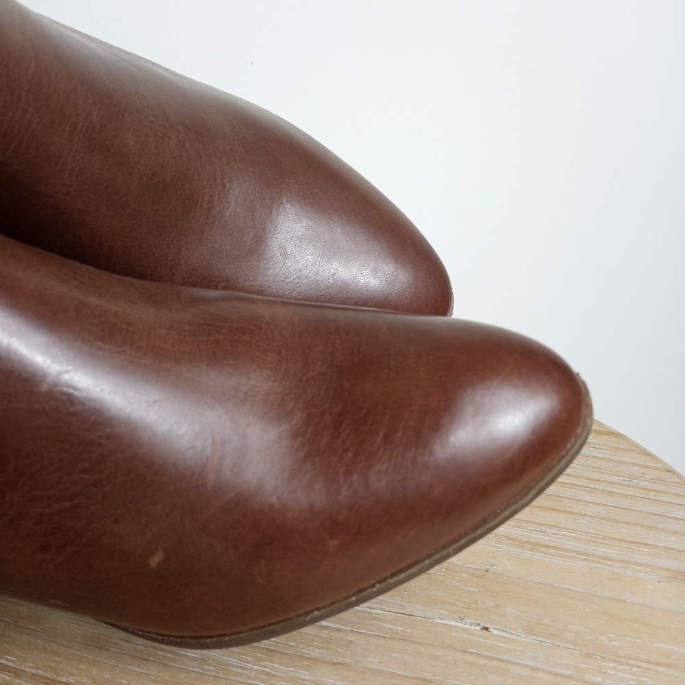 FRYE Judith leather double zip ankle boots - Picture 8 of 11